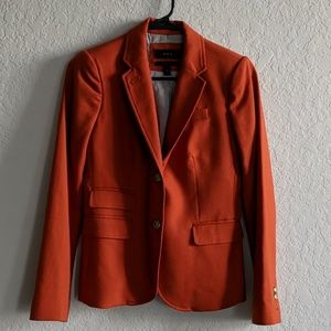 Rust orange J.Crew blazer